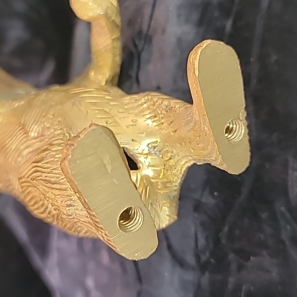 0282. Everybody Needs a Big Smiling Brass Bear!! - Picture 11 of 12